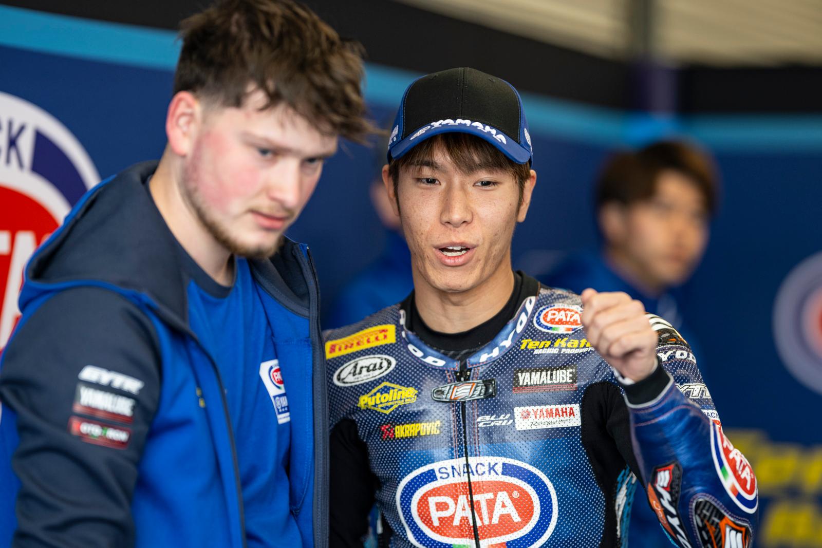 Yuki Okamoto z Pata Yamaha Ten Kate, Mistrz Japonii SBK z 2024 roku.