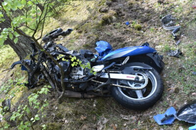 wypadek motocyklisty sezon motocyklowy już się rozpoczął