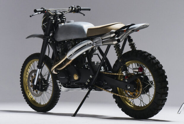 Kawasaki KZ750 Scrambler to kolejny, fenomenalny custom jaki wyszedł spod ręki Sylwestra Mateusiaka z Eastern Spirit.