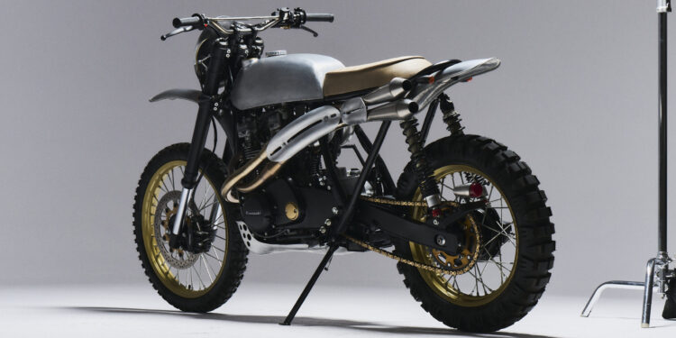Kawasaki KZ750 Scrambler to kolejny, fenomenalny custom jaki wyszedł spod ręki Sylwestra Mateusiaka z Eastern Spirit.