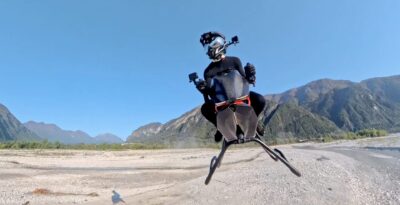 Volonaut Airbike - latający "motocykl" dzieła polskiego konstruktora Tomasza Patana