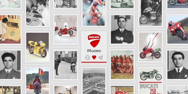 Muzeum Ducati ma swój kanał na Instagramie.