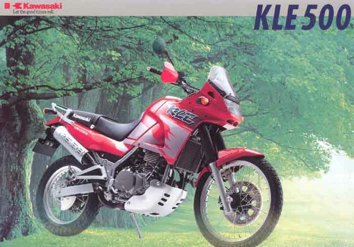 Kawasaki KLE 500 początki klasy ADV