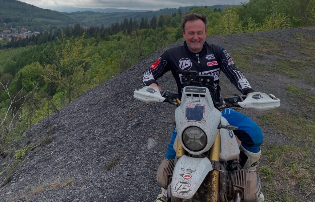 Krzysztof Jarmuż ze 115 moto startuje w Hellas ~rally