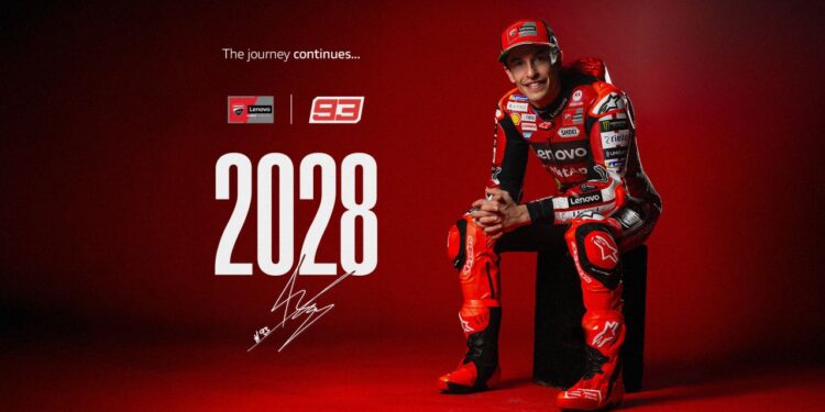 Marc Márquez podpisał kolejny kontrakt z Ducati.