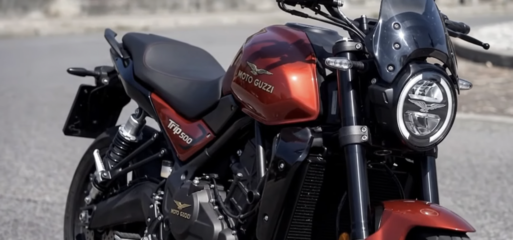Moto Guzzi The Trip 500 - rzędowa 2-cylindrówka na A2