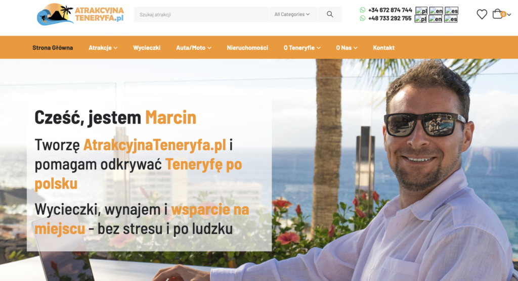 Wynajem motocykli na Teneryfie z pomocą www.atrakcyjnateneryfa.pl jest bardzo prosty