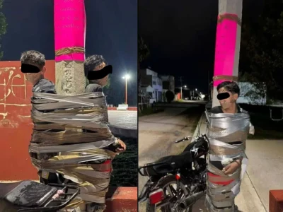 Meksykański Batman na wojnie ze złodziejami motocykli.
