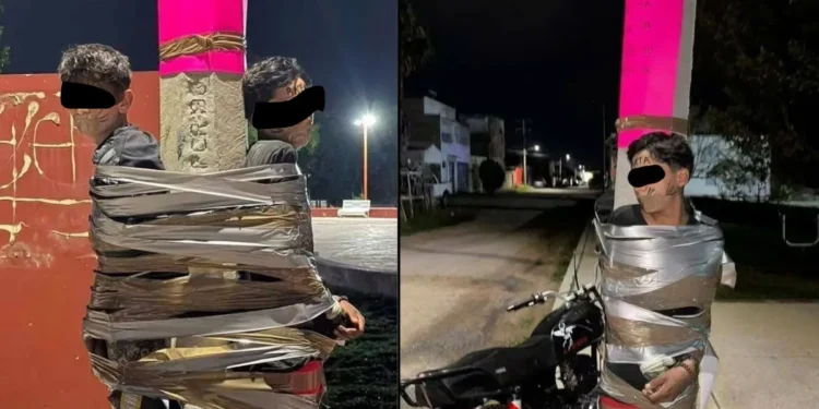 Meksykański Batman na wojnie ze złodziejami motocykli.