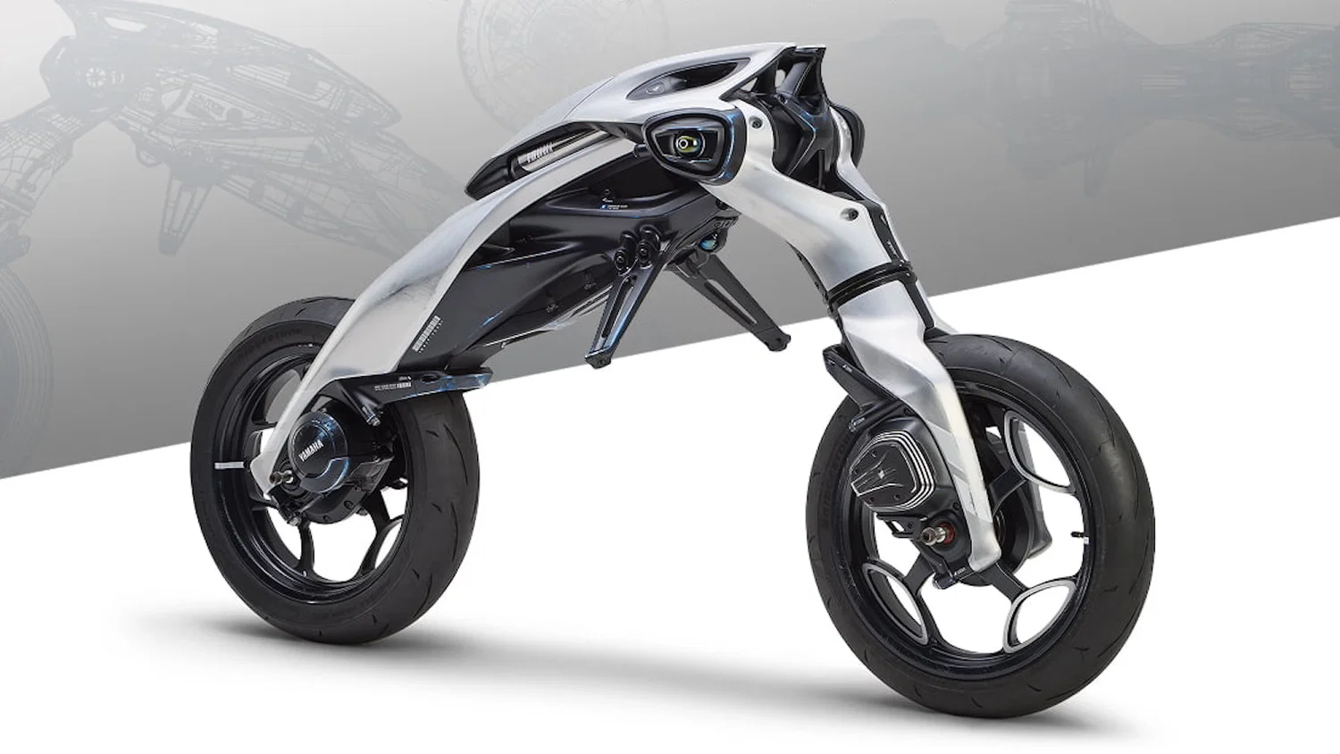 Najnowszy koncept Yamaha MOTOROiD :Λ wykracza daleko poza klasyczne rozumienie motocykla.